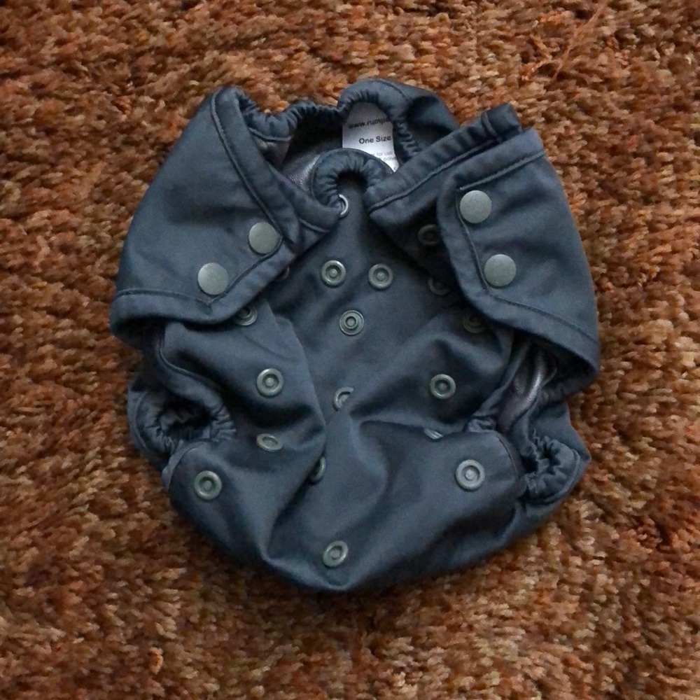 Rumparooz Dark Gray Cloth Diaper Cover